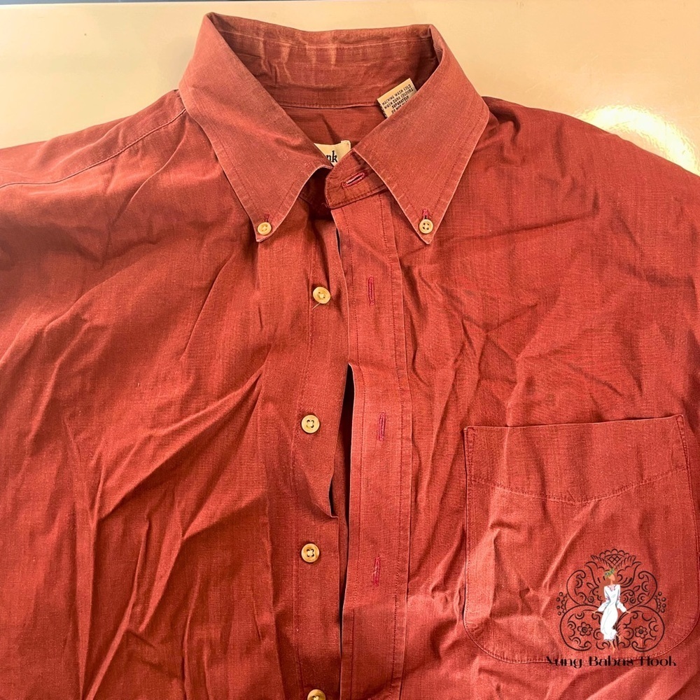Jos. A. Bank Sportswear XL Red Vintage Western Wear Rodeo PRELOVED